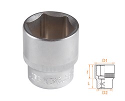 Головка торцевая стандартная шестигранная 1/2", 30 мм AF00040030 - фото 34236