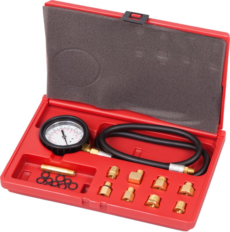Манометр для измерения давления масла, 0-7 бар, комплект адаптеров .