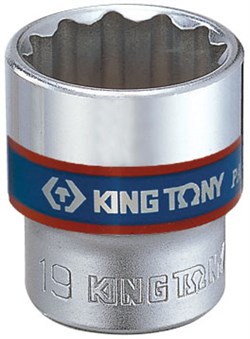 Головка торцевая стандартная двенадцатигранная 3/8", 7 мм KING TONY 333007M - фото 11718