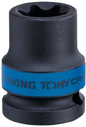 Головка торцевая ударная TORX Е-стандарт 1/2", E20, L = 38 мм KING TONY 457520M - фото 11881