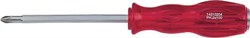 Отвертка крестовая Phillips №2, 100 мм, силовая, пластиковая ручка KING TONY 14810204 - фото 11945