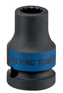 Головка торцевая ударная двенадцатигранная 1/2", 19 мм KING TONY 453019M - фото 12207