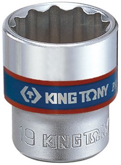 Головка торцевая стандартная двенадцатигранная 3/8", 14 мм KING TONY 333014M - фото 12413