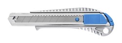 HOEGERT Нож с отламывающимся лезвием 18 мм, металлический корпус, 1 лезвие SKS - фото 27323