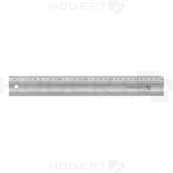 HOEGERT Линейка  алюминиевая 400 мм - фото 27346