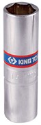 Головка свечная шестигранная 3/8", 14 мм, пружинный фиксатор KING TONY 36A514