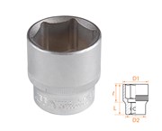 Головка торцевая стандартная шестигранная 1/2", 32 мм AFFIX AF00040032