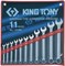 Набор комбинированных ключей, 8-24 мм, 11 предметов KING TONY 1211MR - фото 11679
