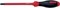 Отвертка крестовая Phillips №3, 150 мм, диэлектрическая - фото 12393