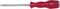Отвертка крестовая Phillips №1, 75 мм, силовая, пластиковая ручка - фото 12441