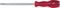 Отвертка крестовая Phillips №4, 300 мм, силовая, пластиковая ручка - фото 13348