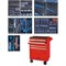 Набор инструментов "EFFORT" в красной тележке, 235 предметов - фото 25958