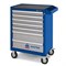 Тележка инструментальная, 7 выдвижных ящиков, "ОПТИМА", синяя 521-07581MB - фото 35544